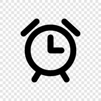 Clock, alarm, snooze, stopwatch icon svg