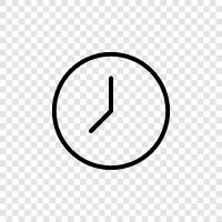 clock, minutes, seconds, hours icon svg