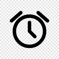 clock, time, digital, alarm icon svg