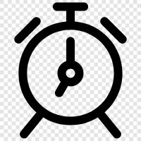 clock, time, bell, warning icon svg