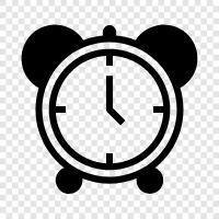 Clock, time, digital, morning icon svg