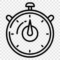 clock, timer, time, Stopwatch icon svg