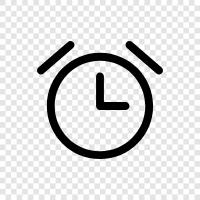 Clock, wake up, alarm, snooze icon svg