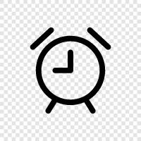 clock, time, bell, sound icon svg