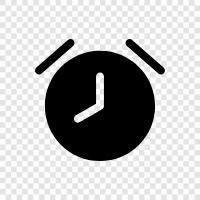 clock, time, wake up, sound icon svg