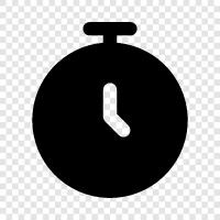 clock, seconds, minutes, hours icon svg