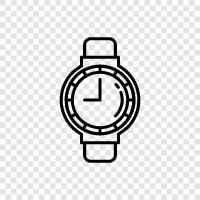 clock, time, watchband, wristwatch icon svg