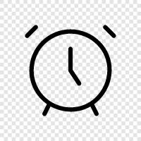 clock, time, timer, sound icon svg