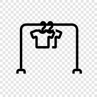 closet, clothes, storage, organizer Clothes Hanger icon svg