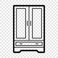 closet, dressing room, dressing gown, clothes icon svg