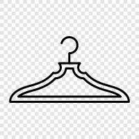 clothes, clothes rack, closet, coat hanger icon svg