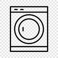 clothes dryer, tumble dryer, clothes line, clothes drying icon svg