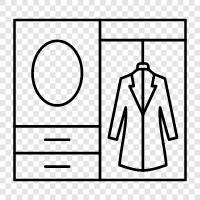 clothes, storage, organize, hang icon svg