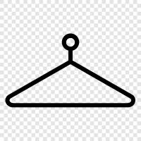 clothes hangers, closet hangers, hanging clothes, clothes hanger storage icon svg