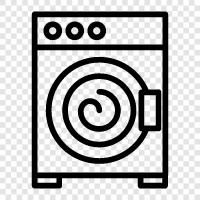 clothes, cleaning, laundry, machine icon svg