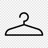 clothing, racks, closet, storage icon svg