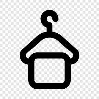 clothing, closet, storage, hanger icon svg