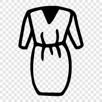 clothing, attire, dress icon svg