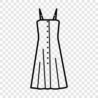 kleidung, kleid, frauen, mädchen symbol