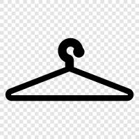 clothing, clothes, store, racks icon svg