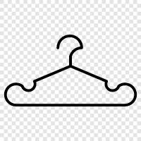 Clothing Hangers, Rack Hangers, Clothing Rack, Clothing Storage icon svg