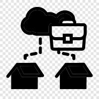 cloudbased work, work on the cloud, working on the cloud, cloud work icon svg