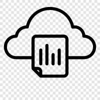 cloud, internet of things, big data, machine learning icon svg