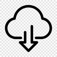 cloud computing, clouds, data center, storage icon svg