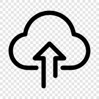 cloud computing, cloud storage, cloud services, cloud applications icon svg