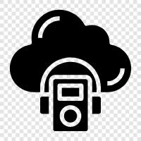 cloud computing, cloud storage, cloud services, cloud software icon svg