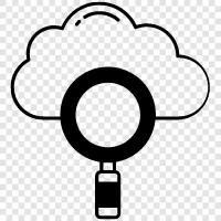 Облачные вычисления, хранение облаков, облачные услуги, облачная инфраструктура Значок svg