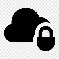 Cloud Computing, Cloud Storage, Cloud Services, Cloud Security Solutions icon svg