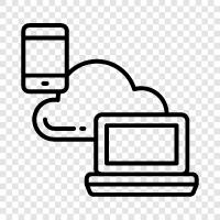 Cloud Computing, Cloud Storage, Cloud Services, Cloud Computing Services symbol