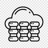 Cloud Computing, Cloud Storage, Cloud Services, Cloud Platform symbol