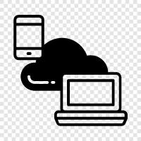 Cloud Computing, Cloud Storage, Cloud Services, Cloud Databases icon svg