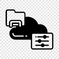 Cloud Computing, Cloud Storage, Cloud Services, Cloud Platform icon svg