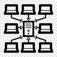 Cloud Computing, Data Centers, Architecture, Hardware icon svg