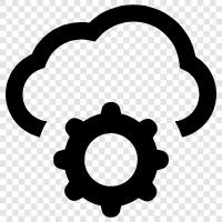 Cloud Computing, Cloud Networking, Cloud Storage, Cloud Services icon svg