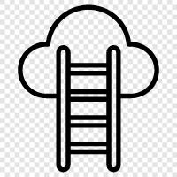 Cloud Computing, Cloud Storage, Cloud Services, Cloud Platform symbol