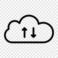 cloud computing, public cloud, private cloud, cloud storage icon svg