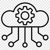 Cloud Computing, Cloud Storage, Cloud Services, Cloud Computing Services symbol