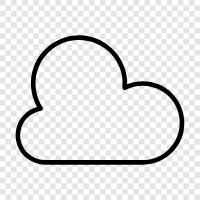 Cloud Computing, Cloud Storage, Cloud Services, Cloud Computing Plattformen symbol