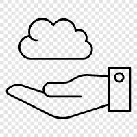 Cloud Computing, Cloud Storage, Cloud Services, Cloud Platform symbol