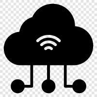 Cloud Computing, Cloud Storage, Cloud Services, Cloud Computing Platform icon svg