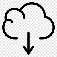 Cloud computing, Cloud storage, Cloud backup, Cloud security icon svg