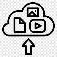 Cloud Computing, Cloud Storage, Cloud Services, Cloud Platform icon svg