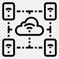 Cloud Computing, Cloud Services, Cloud Platform, Cloud Infrastructure icon svg