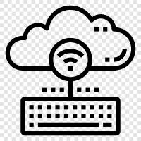 Cloud Computing, Cloud Storage, Cloud Services, Cloud Platform symbol