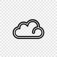 Cloud Computing, CloudSpeicher, CloudComputingDienste, CloudInfrastruktur symbol