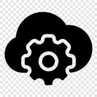 Cloud Computing, Cloud Storage, Cloud Security, Cloud Services icon svg